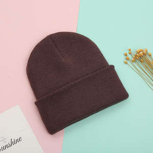 Gorros de Invierno Personalizados al por Mayor para Bebés y Niños Pequeños, Unisex, Cálidos y Cómodos, de Punto Acrílico, Lisos, para Viajar - Product Image 6