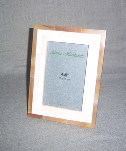 Marco de Fotos con Diseño Moderno, Incrustaciones de Hueso Natural Pulido, Decoración para el Hogar de la Mejor Calidad, Artesanía - Product Image 2