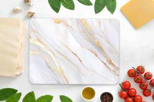 Planche à découper en marbre de qualité supérieure, conçue en résine, idéale pour la maison, les mariages, les entreprises, les restaurants et les hôtels - Product Image 4