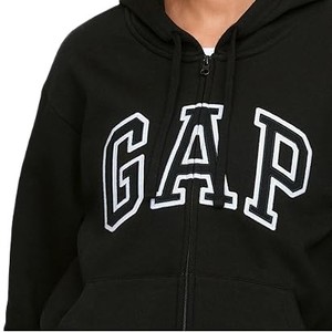 Custom Design Men Gray <b>Zip</b>-<b>Up</b> Hoodie Regular Fit Casual Fleece Sweatshirt Front Logo Print Unisex Winter Streetwear Waterproof - Product Image 3