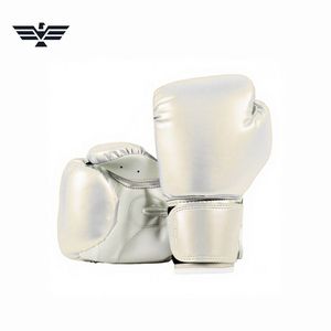 Gants de boxe professionnels en cuir synthétique de qualité supérieure, avec sangle de poignet réglable, légers, respirants, fermeture auto-agrippante - Product Image 1