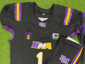 Conjunto de Uniforme de Fútbol Americano Personalizado con Etiqueta Propia, Camiseta sin Mangas con Cuello en V para Hombre, Poliéster que Absorbe la Humedad, Uniforme de Equipo para Adultos - Product Image 6