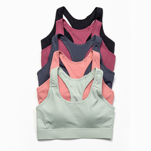 Top Manufacturer Adult Size Women <b>Bra</b> Four Way <b>Stretch</b> Nude Feel Shockproof High Impact Breathable Fitness Workout Sports <b>Bra</b> - Product Image 2