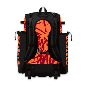 Large Capacity Durable Customizable Canvas Baseball Softball Sports <b>Bag</b> <b>Wheel</b> Trolley Shoulder <b>Duffle</b> for Player Practice <b>Bags</b> - Product Image 6