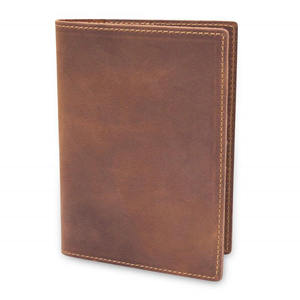 Porta Pasaportes y Tarjetero de Viaje de Cuero Genuino, Seguro para Pasaportes, Tarjetas de Crédito y de Negocios - Product Image 3