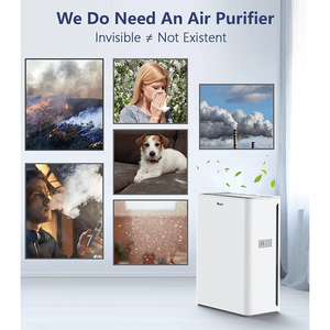 72968323 Purificateur d'air domestique de 160 m2 avec filtre à charbon actif pour particules de 0,3 micron, fonction d'aromatisation, purificateur d'air HEPA PM2.5 - Product Image 4