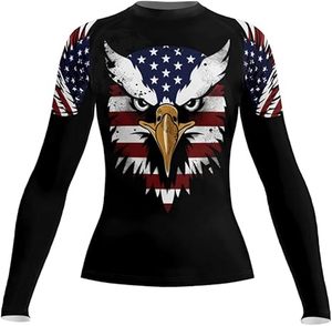 Custom Design Men's Long Sleeve Rashguard BJJ Compression Wear 100% Polyester Premium Quality OEM Service <b>Heat</b>-Transfer Printed - Product Image 1