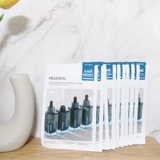 Masque en ampoule Derma à l'effet barrière Mediheal Trace Barrier Effect Madecassoside, lot de 2 paquets de 10 masques hydratants aux herbes pour le visage, en promotion - Product Image 1