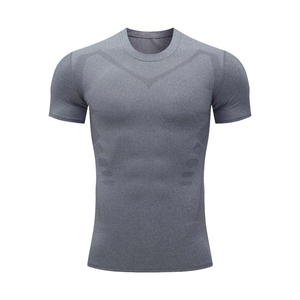 <b>Mens</b> Fitness Short Sleeve T <b>Shirt</b> Quick-Dry Breathable Training Wear Bodybuilding Tight <b>Compression</b> <b>Shirts</b> For <b>Men</b> On Sale Now - Product Image 4