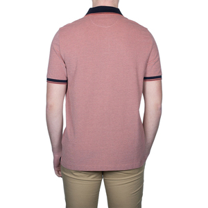 Camiseta de golf transpirable de algodón para hombre, con logo personalizado impreso, manga corta, corte ajustado, servicio OEM para hombres. - Product Image 2