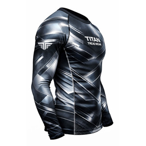 เสื้อแรชการ์ดสำหรับผู้ชายและผู้หญิง - น้ำหนักเบา ระบายอากาศได้ดี ยืดหยุ่นได้ ชุดออกกำลังกาย ป้องกันแบคทีเรีย แห้งเร็ว ป้องกันรังสียูวี แขนยาว - Product Image 5