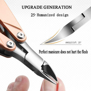 Coupe-ongles professionnel en acier inoxydable anti-rouille pour orteils et doigts, lame droite/courbée, ouverture large – Outil de toilettage durable - Product Image 6