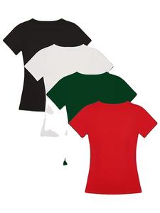 Camiseta de algodón de gran tamaño personalizada para mujer, secado rápido, sostenible, directo, fábrica de Bangladesh, colección de verano, técnica teñida lisa - Product Image 2