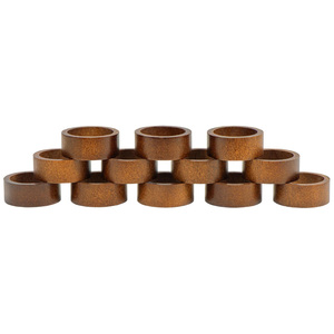 Anillos de Servilleta Redondos y Cuadrados Hechos a Mano de Lujo, Anillos de Servilleta de Madera para Decoración de Bodas - Product Image 3
