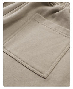 Pantalones Cortos Deportivos de Algodón Orgánico con Spandex, Cintura Media, Transpirables, Ecológicos, de Secado Rápido, con Cordón Ajustable, Personalizados al por Mayor - Product Image 6