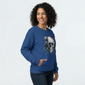 Sweat-shirt pour femme de haute qualité avec impression graphique moderne, construction confortable en polaire, impressions créatives - Product Image 4