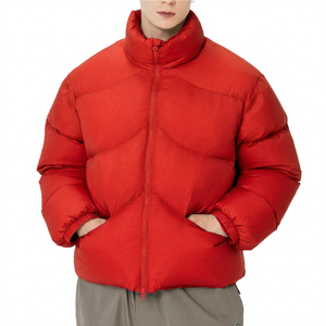 Veste à capuche pour homme, vert olive, fermeture éclair, coupe-vent, décontractée, hiver, coupe standard ample, couleur unie, écologique, séchage rapide, devant - Product Image 5