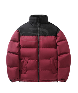 Chaquetas acolchadas de lana para hombre 2024 con cuello levantado estilo personalizado High Street precio al por mayor para invierno mangas largas - Product Image 3
