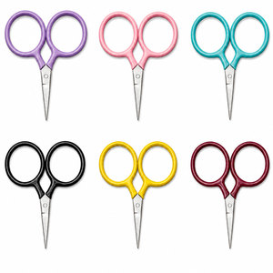 Premium Custom Color Embroidery <b>Scissors</b> Sharp Stainless Steel Fine Tip <b>Sewing</b> Needlework Thread Cutting Craft Tool - Product Image 1