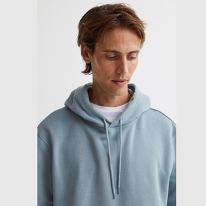 Sudadera con Capucha Extra Grande Premium, Personalizada, de Algodón Grueso, Estilo Urbano, con Logotipo Bordado, para Invierno - Product Image 4
