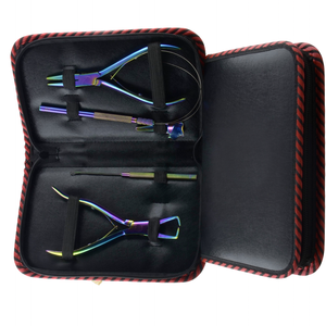 Adhésifs pour extensions de cheveux en acier inoxydable à forte adhérence, finition satinée, micro-liens, micro-perles, pinces, usage commercial MIANBRO - Product Image 3