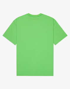 T-shirt décontracté pour homme de haute qualité, coupe classique, vert uni, manches courtes, col rond, jersey tricoté, teinture unie, 100% coton, 220g - Product Image 2