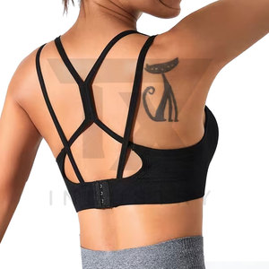 Soutien-gorge de sport haute performance pour filles, idéal pour le yoga et la course à pied, grandes tailles, logo frontal, respirant, séchage rapide, vêtements de fitness - Product Image 4