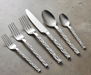 Ensemble de couverts modernes en acier inoxydable poli miroir, fourchette, couteau, cuillère, vaisselle de mariage, couverts en métal résistants à la rouille - Product Image 3