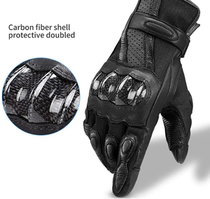 Guantes de Motociclismo con Logotipo Personalizado OEM, Protección de Nudillos de Carbono, Antideslizantes, Función Táctil en la Palma, para Carreras y Turismo - Product Image 5