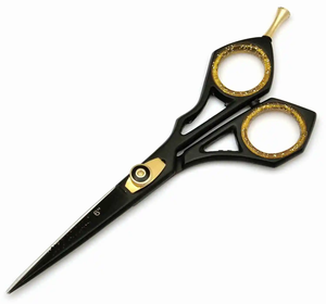 Kit de ciseaux de barbier avec ciseaux à effiler et rasoir, kit professionnel de barbier, ensemble d'outils de coupe de cheveux, kit de ciseaux de barbier - Product Image 1