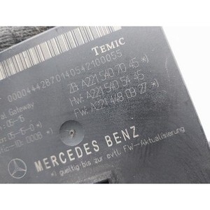 Module de passerelle centrale d'occasion OEM A2215407045 pour Classe S 2002-2009 - Product Image 4