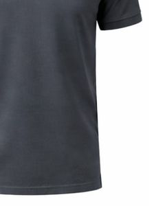 Polo en coton gris anthracite pour homme, coupe classique, manches courtes, vêtement décontracté d'été, logo personnalisé, fabricant OEM, approvisionnement en gros - Product Image 6
