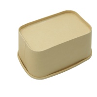 Boîte à lunch jetable naturelle de bagasse canne à sucre de qualité au micro-ondes personnalisée Conteneurs à emporter pour les besoins d'emballage et d'impression