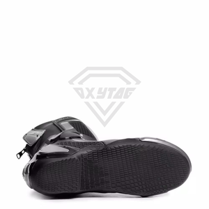 Moto Boots Mid-Calf PU Upper Mesh Lining Waterproof Breathable Abrasion Resistant Closed Toe Rubber Outsole All Seasons - Product Image 2