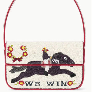 Indian Art Seed Beads Handbag With Handmade Embroidery Patterns Beaded Evening Bag With Seed Beads - Product Image 5