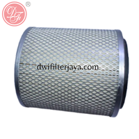 Filtre à air industriel DWI FILTER JAYA de haute qualité, best-seller, avec une efficacité de 99,99 % et une porosité de 0,3 µm pour excavatrice