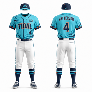 Uniforme de Béisbol Personalizado al por Mayor para Escuelas, Universidades, Comunidades, Academias, Equipos, Jugadores, Entrenadores, Ropa de Juego, Ropa de Campo, Bateo - Product Image 1