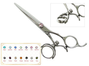 Tijeras de Peluquería Profesionales de Acero Inoxidable con Mango Giratorio para Suministros de Salón de Belleza, Calidad Grado A+, para Diestros - Product Image 5