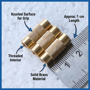 Premium Brass Barrel Necklace Clasps Secure Screw Twist <b>Locks</b> for Jewelry Making and Professional Repair - Product Image 6