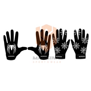 Best Quality Non-Slip Full Finger Adjustable Wrist Strap Hand Grips Leather Football Gloves 2026 Custom Design American <b>Hook</b> - Product Image 1