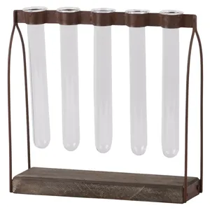 Wabi Sabi Rustic <b>Decorative</b> Metal Flower <b>Vase</b> Birthday Home Decor ZAHID EXPORTS - Product Image 3