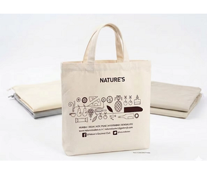 Sac de transport en coton durable pour les courses, les fournitures de bureau, les événements promotionnels, l'emballage de détail et le rangement domestique - Product Image 1
