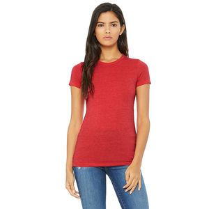 เสื้อยืดลำลองทรงเข้ารูปสำหรับผู้หญิง คุณภาพพรีเมียมแบบใหม่ ผลิตตามสั่ง แห้งเร็ว ผลิตจากผ้าฝ้าย 100% สำหรับฤดูร้อน - Product Image 4