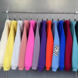 Sudadera con capucha de algodón estampada extragrande y gruesa, unisex, estilo streetwear personalizado, con forro polar y bolsillos, para pedidos al por mayor. - Product Image 2