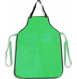 High Quality Heavy-Duty Sleeveless <b>Apron</b> Firefighters Welders Industrial Safety Body Protector Canvas Cowhide Split Leather - Product Image 3