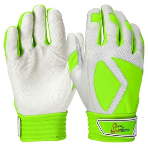 Gants de frappeur de baseball en cuir durables, à doigts complets, respirants, légers, écologiques, confortables, ambidextres, personnalisables - Product Image 5