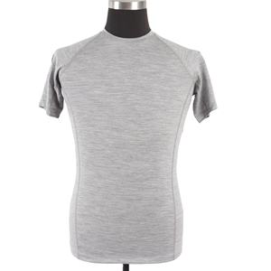 Ropa deportiva, camisetas para hombre, camiseta gris en blanco con cuello redondo, camisetas de manga corta de talla grande transpirables con cuello redondo para hombre, camisetas teñidas de Color personalizado - Product Image 1