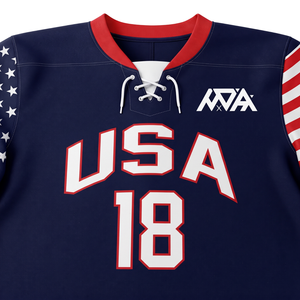Ensemble d'uniformes de hockey sur glace en gros : Maillot en maille respirant et chaussettes, personnalisables avec logo, numéro et nom, faible MOQ, fournisseur - Product Image 5
