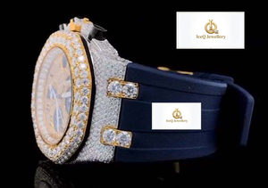 Reloj de Lujo con Diamantes de Moissanita de Alta Calidad para Hombre, Estilo Hip Hop, con Diseño de Piedras Brillantes VVS - Product Image 5