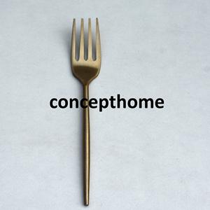 Ensemble de fourchettes en laiton, design élégant, durable et résistant à la rouille, prise en main confortable, parfait pour la salle à manger à domicile, les restaurants et les événements spéciaux - Product Image 1